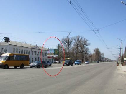 Билборд B в Полтаве, 3х6  Решетилівська вул. (Маршала Бірюзова), 43 фото 1