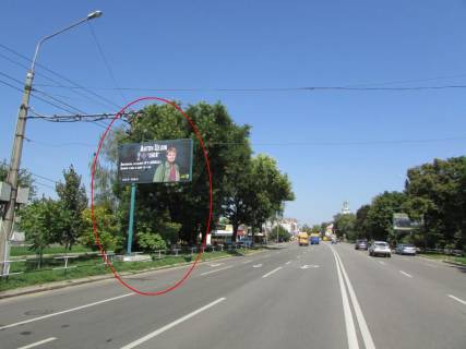 Билборд B в Полтаве, 3х6  Європейська вул. (Фрунзе),38 фото 1
