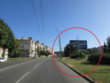 Билборд A в Полтаве, 3х6  Сінна вул. та Капітана Володимира Кісельова вул. (Зигіна).(на перехр.) фото 1
