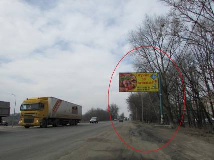Білборд, Бігборд (Борд)  A у Полтаві, 3х6  К.Шосе вул. - 23 Вересня вул. Фото 1