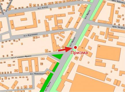 Призма + в Полтаве, 3х6  Європейська вул. (Фрунзе), 153(справа) - 398738 схема