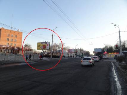 Билборд B в Полтаве, 3х6  Сінна вул. та Шевченка вул. (на перехр.) фото 1