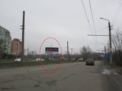 Билборд A в Полтаве, 3х6  Миру просп. (автостоянка)(в центр) фото 1