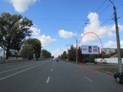 Билборд A в Полтаве, 3х6  Маршала Бірюзова (Решетилівська), вул., 28 (РОВД) фото 1