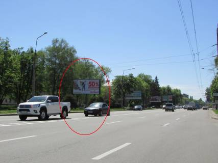 Билборд B в Полтаве, 3х6  Європейська вул. (Фрунзе) та  Кагамлика вул. (перехр.) фото 1