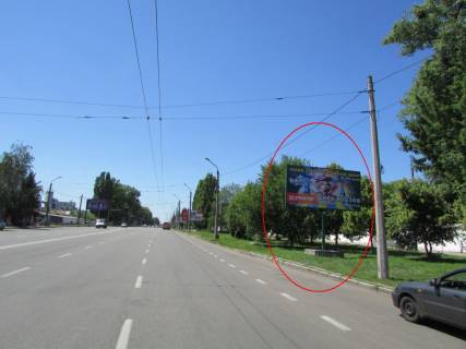 Білборд, Бігборд (Борд)  A у Полтаві, 3х6  Решетилівська вул. (Маршала Бірюзова)., 14 Фото 1