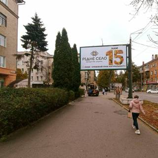 Billboard B in Poltava, 3х6  Evropejs'ka st. (Frunze) -Matviychuka st. (Atlantika) Photo 1