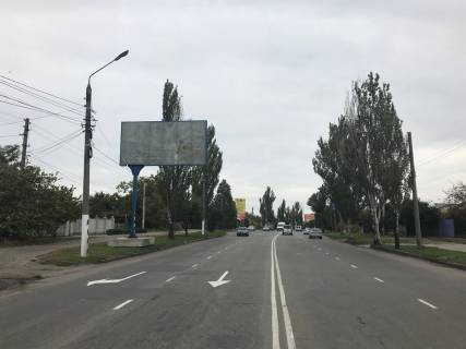 Билборд  в Мелитополе БР 089 Б      ул.  Ломоносова     57                                 (Авто Маркет) схема