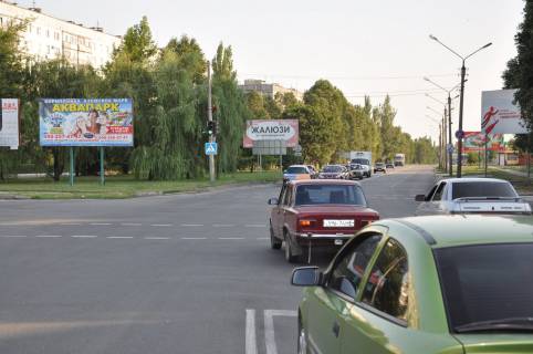 Билборд  в Мелитополе БР 055 Б       ул В.Интернац. и ул. Героев Украины (Кирова)     (СберБанк) фото 1