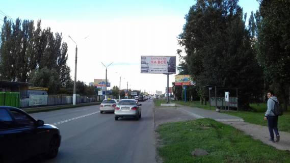Билборд  в Мелитополе БР 070 А     ул. В.Интенацион. и ул.Интеркульт. (Дзеpж.)  (Автовокзал1) схема