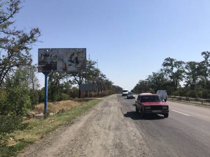 Билборд  в Мелитополе БР 121 Б    Южный выезд 500 м. от г.Мелитополь схема