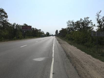 Билборд  в Мелитополе БР 087 Б       ул. Ломоносова                              (трасса перед ВОГОМ) фото 1