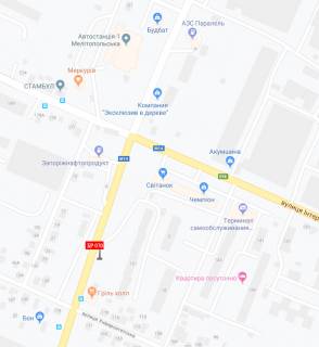 Билборд  в Мелитополе БР 070 А     ул. В.Интенацион. и ул.Интеркульт. (Дзеpж.)  (Автовокзал1) фото 1