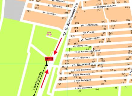 Билборд  в Мелитополе БР 112 А      пр. Б. Хмельницкого                                    (Телевышка2) фото 1