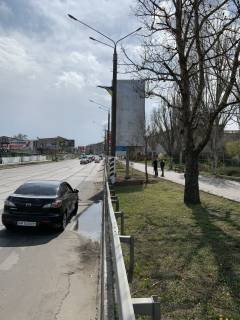 Билборд  в Мелитополе БР 074 А      пр-т. 50-летия Победы                       (пер. Балковский левый 3) схема