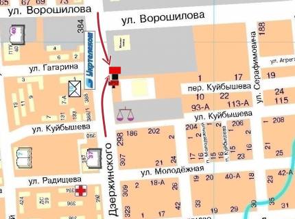 Билборд  в Мелитополе БР 057 А       ул. Интеркультурная (Дзержинского) 291/4         (АТБ 4) схема