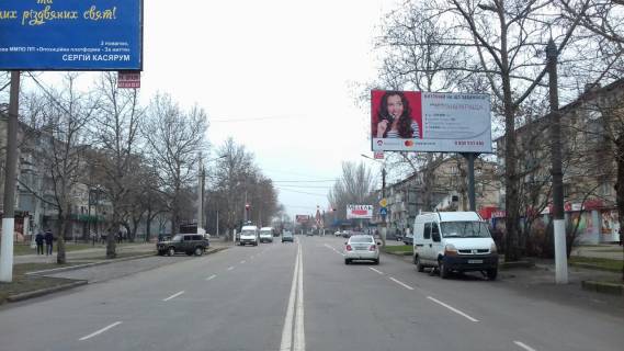 Билборд  в Мелитополе БР 110 А       пр. Б. Хмельницкого, 89                       (Комп всесвит) фото 1