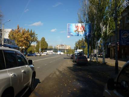 Бэклайт  в Мелитополе БР 098 А        Б.Хмельницкого , 25 (въезд в гор больницу) схема