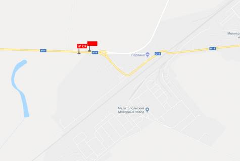 Билборд  в Мелитополе БР 124 А    Трасса Мелитополь -  Одесса (500м) правый схема