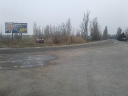 Билборд  в Мелитополе БР 073 А     Каховское шоссе вьезд в город                   (Овощевод) фото 1