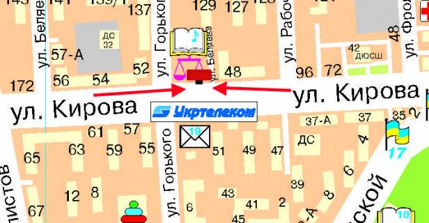 Билборд  в Мелитополе БР 086 А   2    ул. Героев Украины(Кирова), 50        (Кировский Рынок)5 схема
