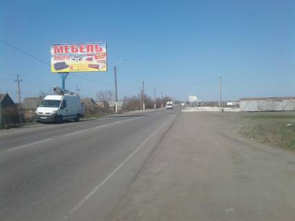 Билборд  в Мелитополе БР 116 Б      с. Костант.  ул. Дорожня, 12    (напр.строй. Рынка ) схема