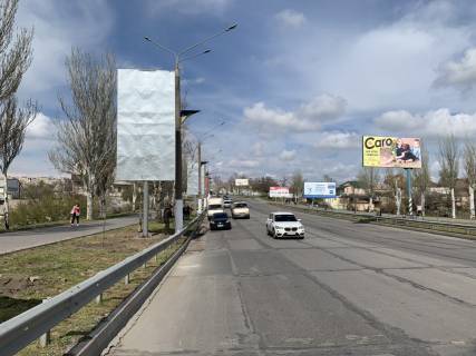 Билборд  в Мелитополе БР 074 Б      пр-т. 50-летия Победы                      (пер. Балковский левый 3) схема