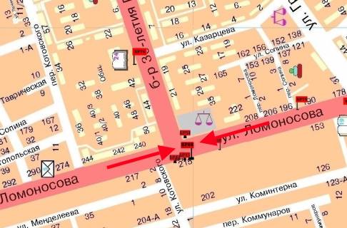 Билборд  в Мелитополе БР 088 Б       пер. ул. Ломоносова и б.30лет Победы           (Т обр3) фото 1