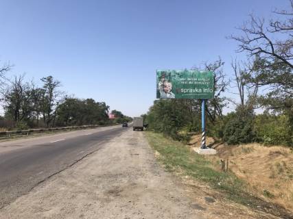 Билборд  в Мелитополе БР 121 А    Южный выезд 500 м. от г.Мелитополь схема