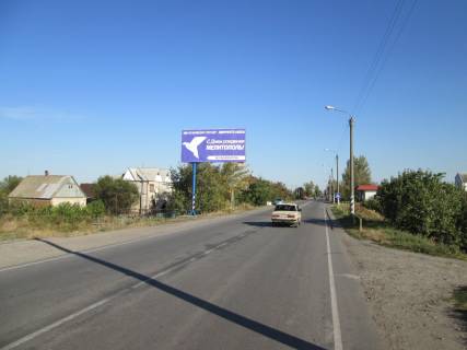 Билборд  в Мелитополе БР 115 Б      с. Костантиновка  ул. Дорожня, 1  (строй. Рынок ) фото 1