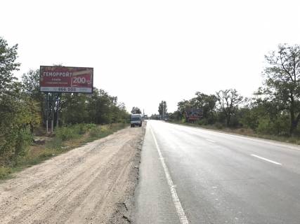 Билборд  в Мелитополе БР 087 Б       ул. Ломоносова                              (трасса перед ВОГОМ) схема
