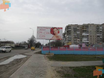 Billboard A in Volodymyr (Volodymyr-Volinsky) st. Luc'ka 105 bila avtostoanki Photo 1