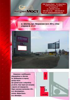 Нестандарт A в Шостке вул. Некрасова (магазин "Кіт") стіна фото 1