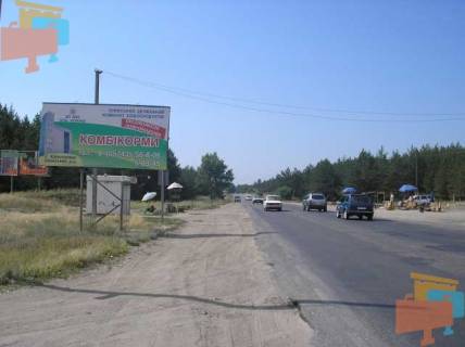 Билборд B в Изюме трасса, грибной рынок  пер.Песчаный фото 1