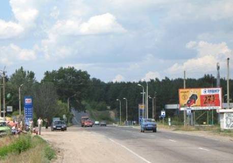 Билборд A в Изюме, 3х6  трасса, грибной рынок  пер.Песчаный (на Харьков) фото 1