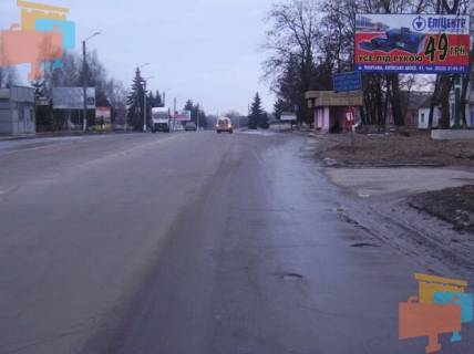 Билборд A в Миргороде ул.Гоголя, непарная сторона, въезд со стороны Полтавы фото 1
