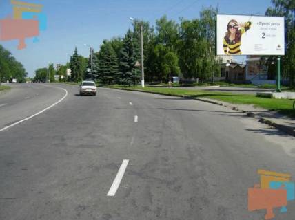 Билборд A в Миргороде ул.Гоголя, парная сторона, въезд со стороны Полтавы фото 1