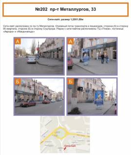 Citylight B in Krivy Rig, 3х6  av. Metalurgiv, 33 Photo 1