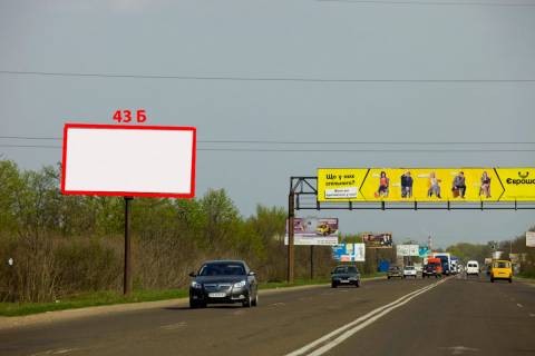 Билборд B в Черновцах М-19 (485 км +750 м) Н. Киселів  (від Чернівців) фото 1