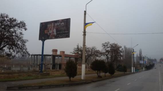Билборд B в Мелитополе, 6x3  п-т.Богдана Хмель. 80 АТБ фото 1