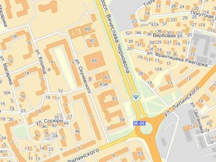 Призма Р/П в Львове, 3х6  пр.Чорновола 59, БП Ювілейний, з центру - 223839 схема