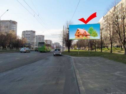 Билборд A в Львове, 3х6  вул.Наукова 62, Супутник, Ельдорадо, до вул.Кульпарківської фото 1