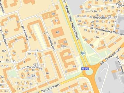 Призма Р/П в Львове, 3х6  пр.Чорновола 59, БП Ювілейний, з центру - 223836 схема