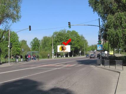 Билборд A в Львове, 3х6  вул.Шевченка 315, Електрон, АЗС ОККО з центру фото 1