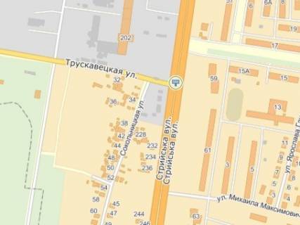 Призма Р/П в Львове, 3x6  вул. Стрийська 59, ринок Підземний, з центру - 291809 схема