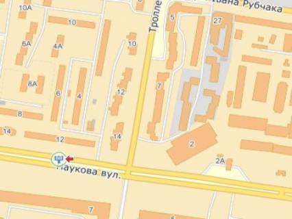 Призма Р/П в Львове вул.Наукова-вул.Тролейбусна, до вул.Кульпарківської - 371941 схема