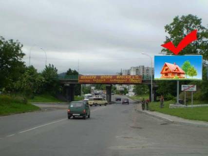 Білборд, Бігборд (Борд)  A у Львові, 3х6  вул.Б.Хмельницького, вїзд в місто Фото 1
