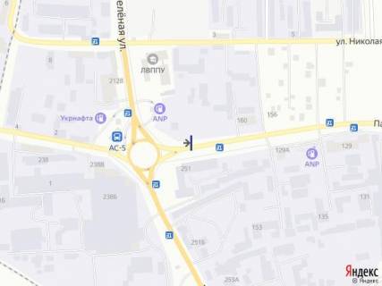 Билборд B в Львове, 3х6  вул.Пасічна, 172, Сільпо схема