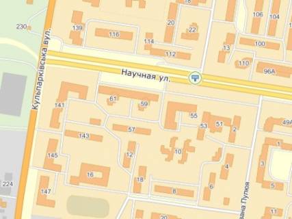 Призма Р/П в Львове, 3х6  вул.Наукова - вул.Симоненка, до вул.Стрийської - 223826 схема