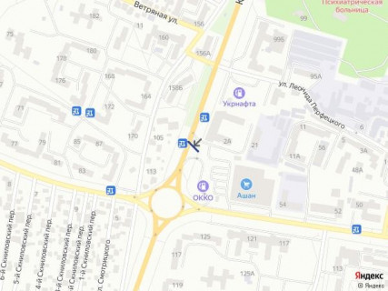 Бэклайт B в Львове, 2,30х3,14  вул.Кульпарківська, 111, Ашан, автомийка 777(з центру) схема